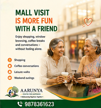 A mall visit is more fun with a friend
