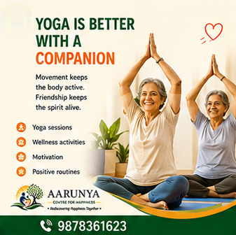 Yoga is better with a companion